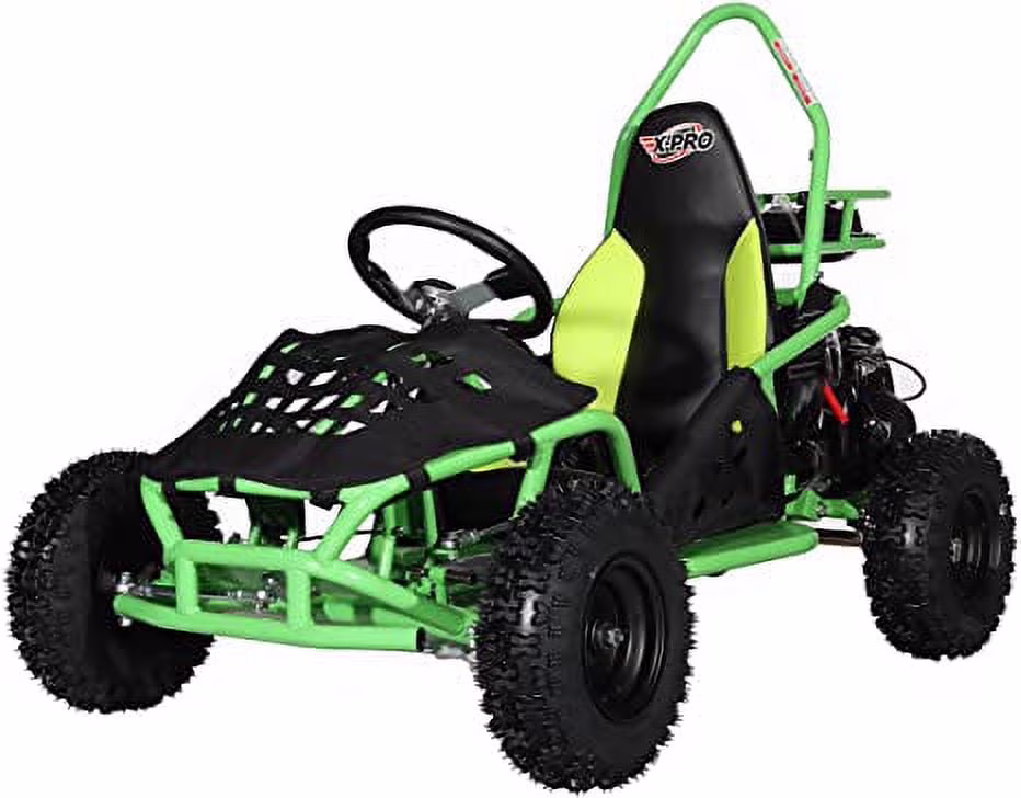 Brand New Rover 50cc Gas Go Kart with Pull Start, Rear Disc Brake, 6" Wheels!(Black) - Image 3