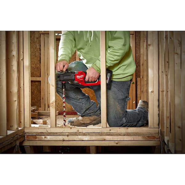 M18 FUEL 18V Lithium Ion Brushless Cordless Hole Hawg 7/16 in Right Angle Drill W/Quick Lok with M18 FUEL Hackzall Image 5
