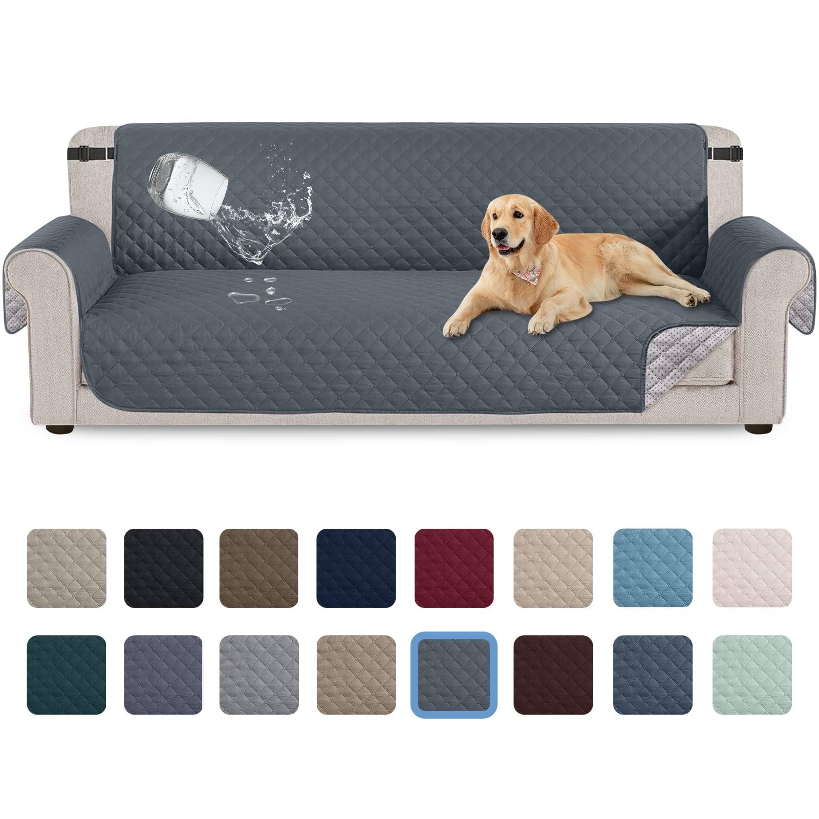 Sanmadrola 100% Waterproof Sofa Cover Non Slip Couch Cover Machine Was