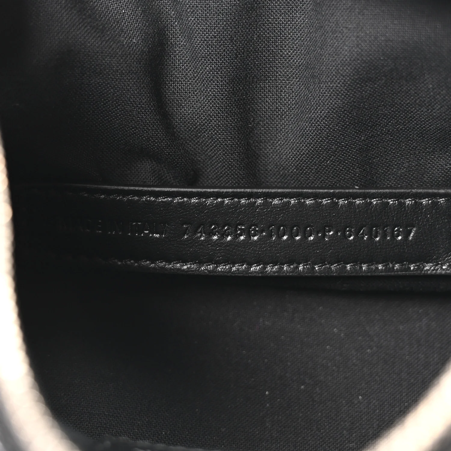 Agneau Arena Mini Le Cagole Duffle Crossbody Bag Black