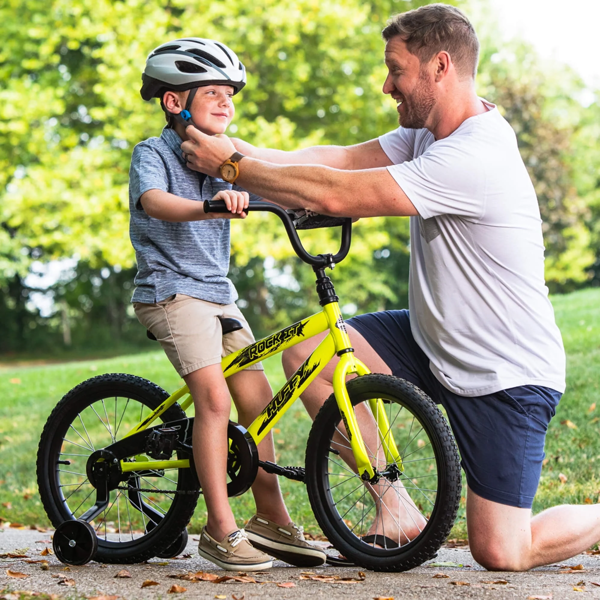 18 in Rock It Kids Bike for Boys Ages 4 and up, Child, Neon Powder Yellow Image 5