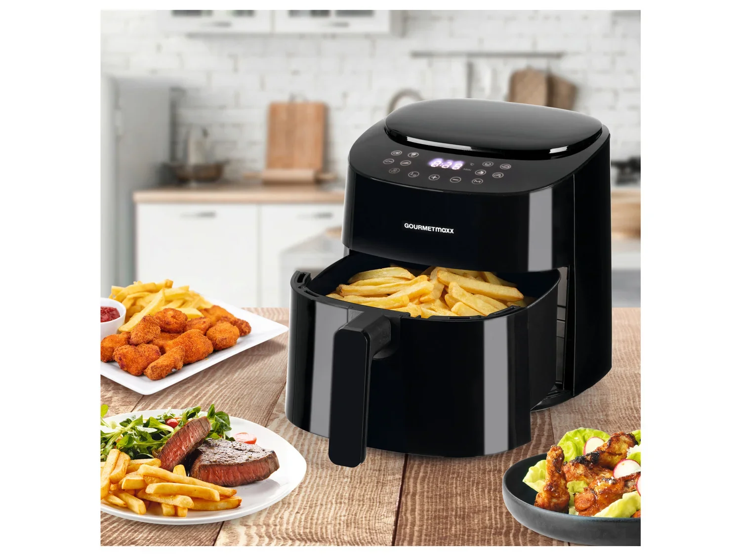 GOURMETmaxx Friteuse  air chaud, 4,5 l, 1450 W