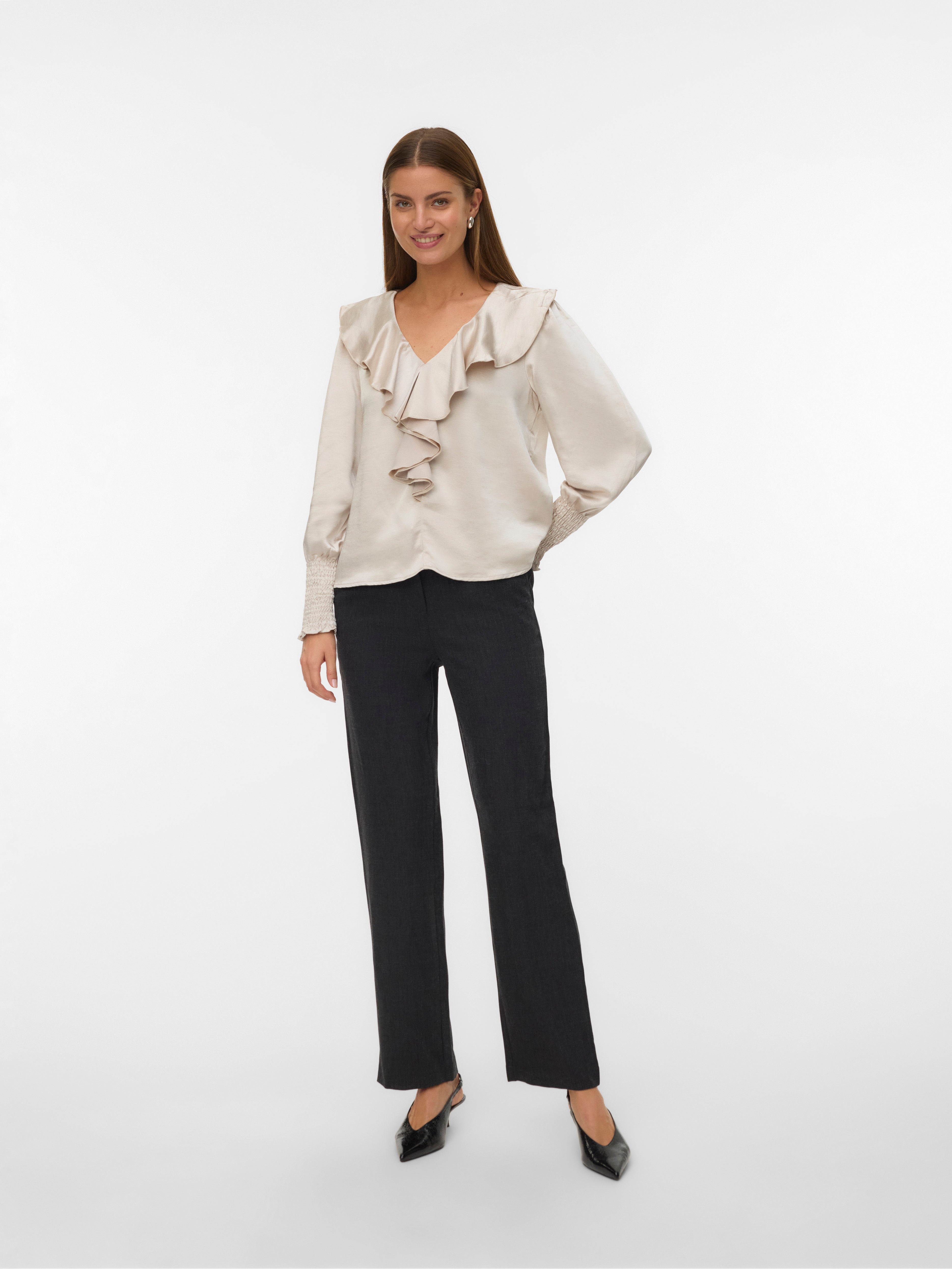 VERO MODA® VMZAMIRA Mid waist Trousers