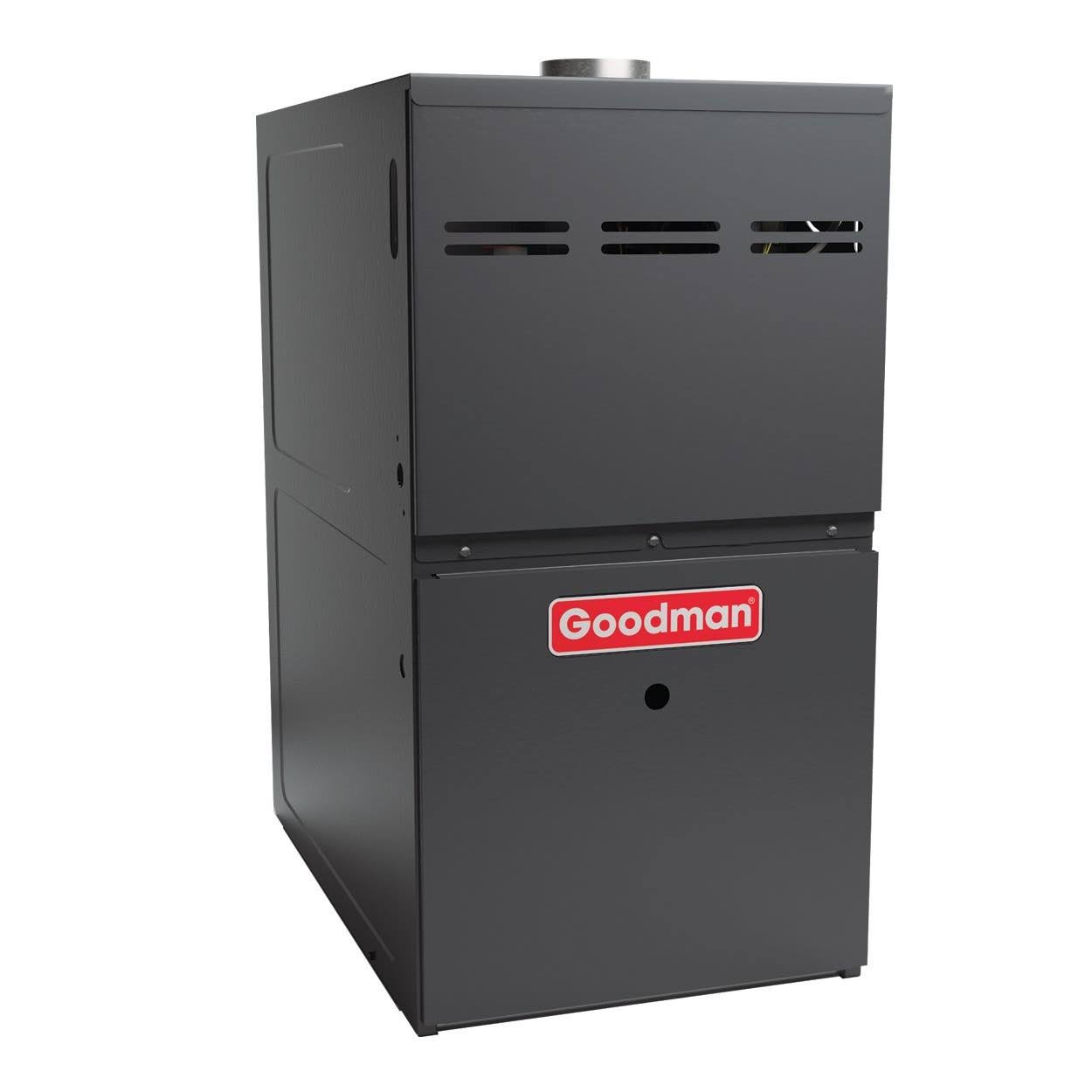 80,000 BTU 80% AFUE 9-Speed Single Stage Goodman GAS Furnace - Upflow/Horizontal