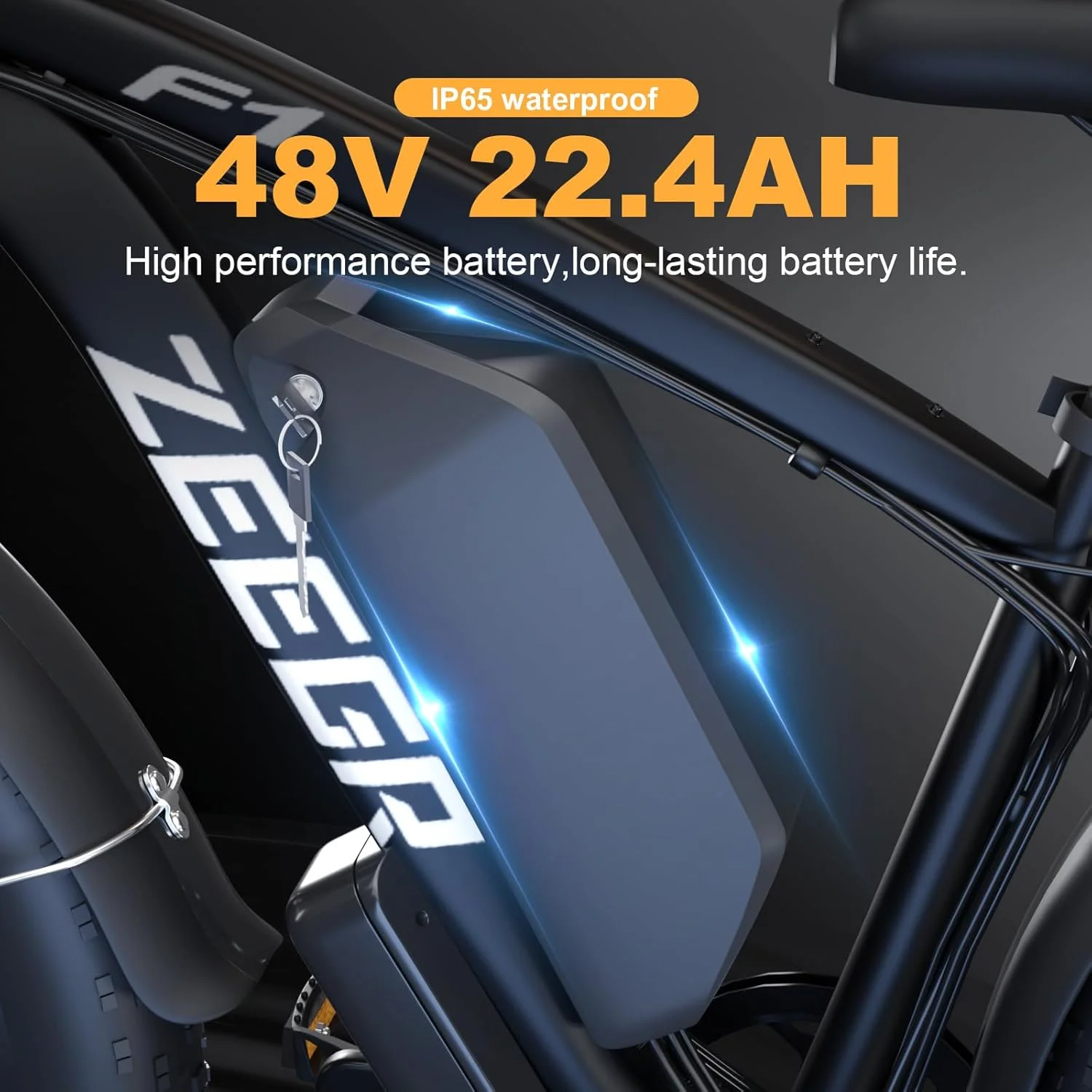 2000W Electric Bike for Adults 48V 22 4AH Ebikes 35MPH Mountain Ebike 26" Fat Tire Image 3