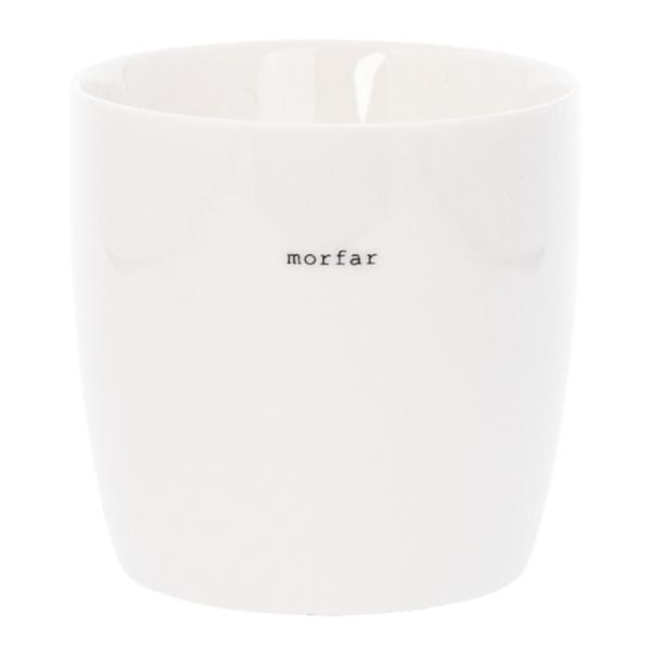 Krus morfar 30 cl hvit