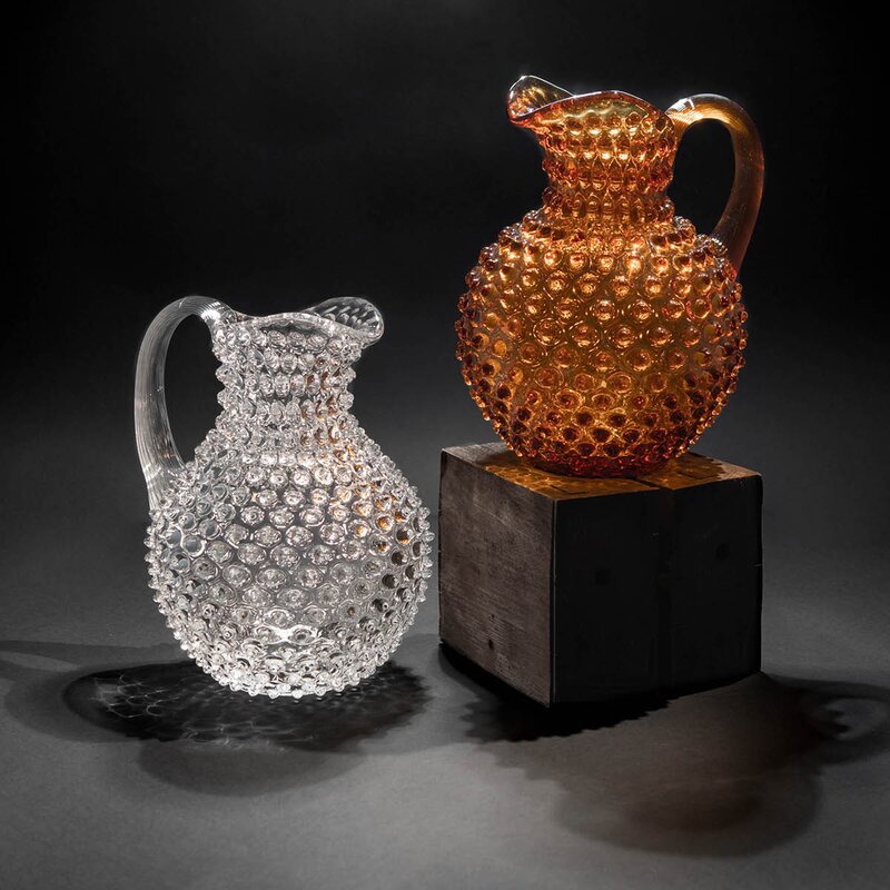 Hobnail karaffel 2L crystal