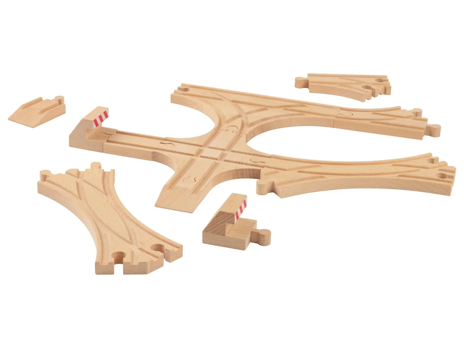 lupilu Set de rails ou Set d'aiguillages