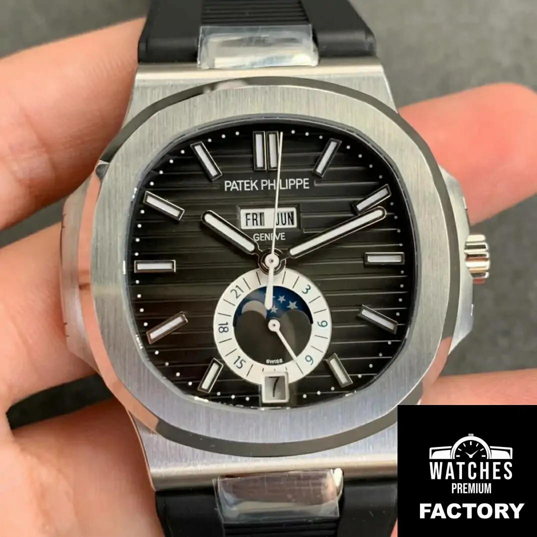 Patek Philippe Nautilus 5726 GR Factory Rubber Strap