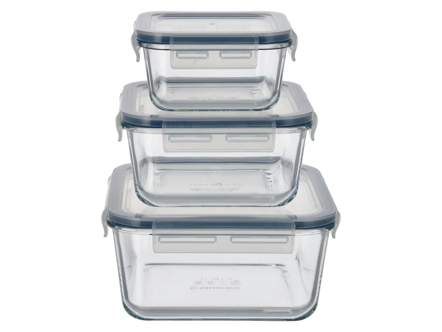 SILVERCREST Lot de 3 botes de conservation