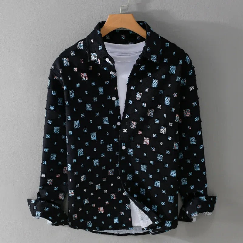 Atticus - chemise avec boutonnière à l'avant