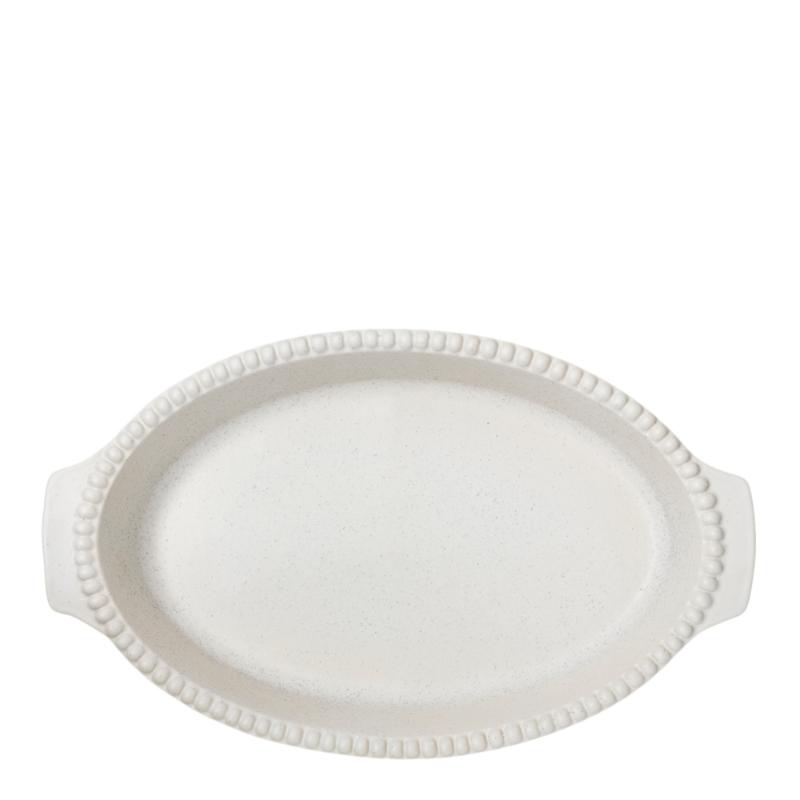 DARIA ovnsform 35 cm cotton white