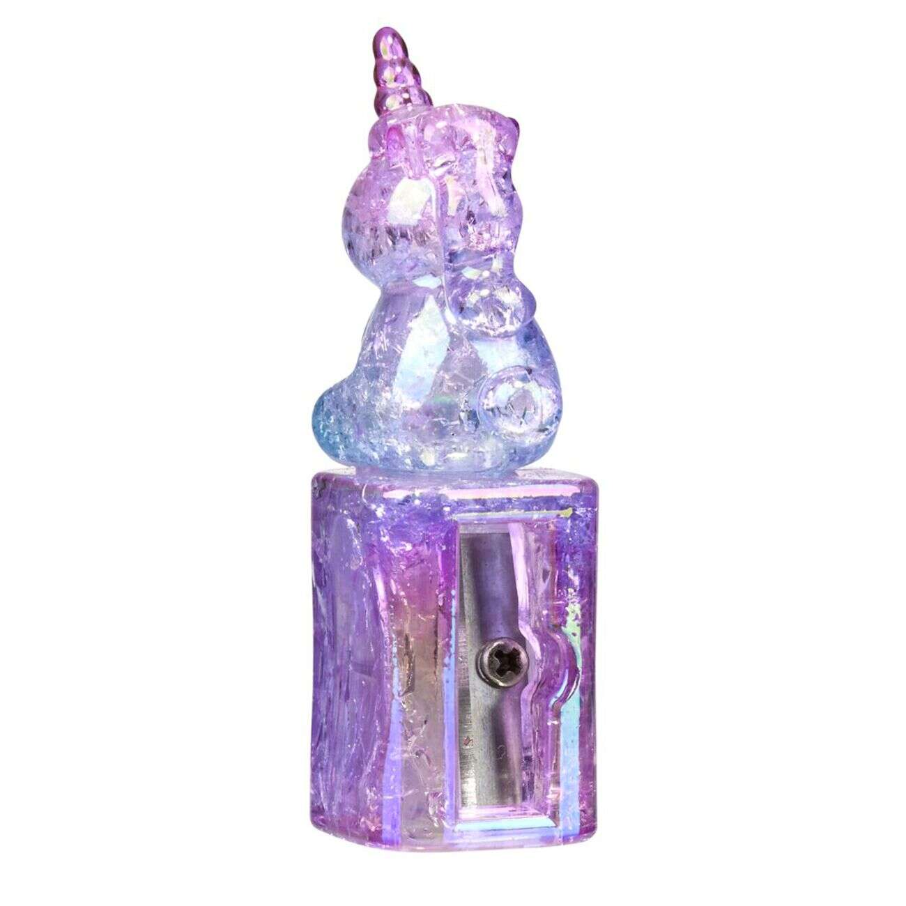 Taille crayon kawaii funny licorne violet et bleu H5,5cm