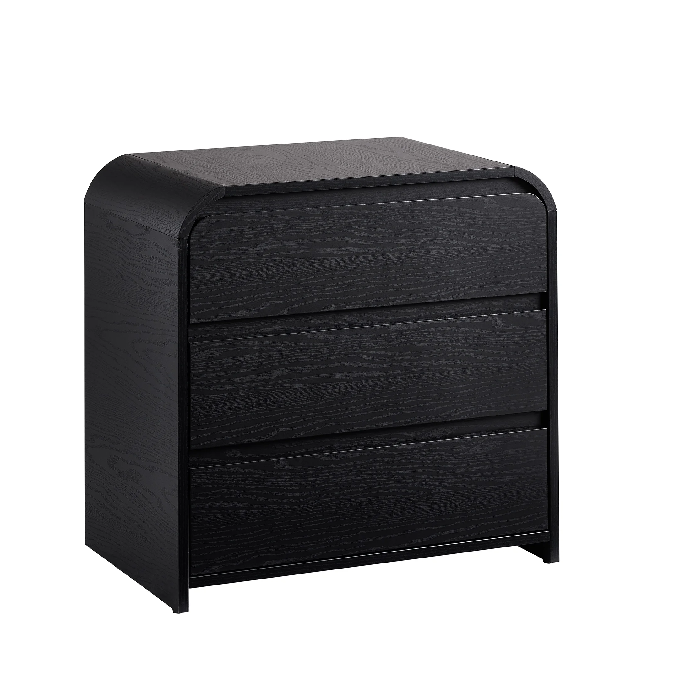 Better Homes & Gardens Juliet 3 Drawer Nightstand with USB, Light Honey