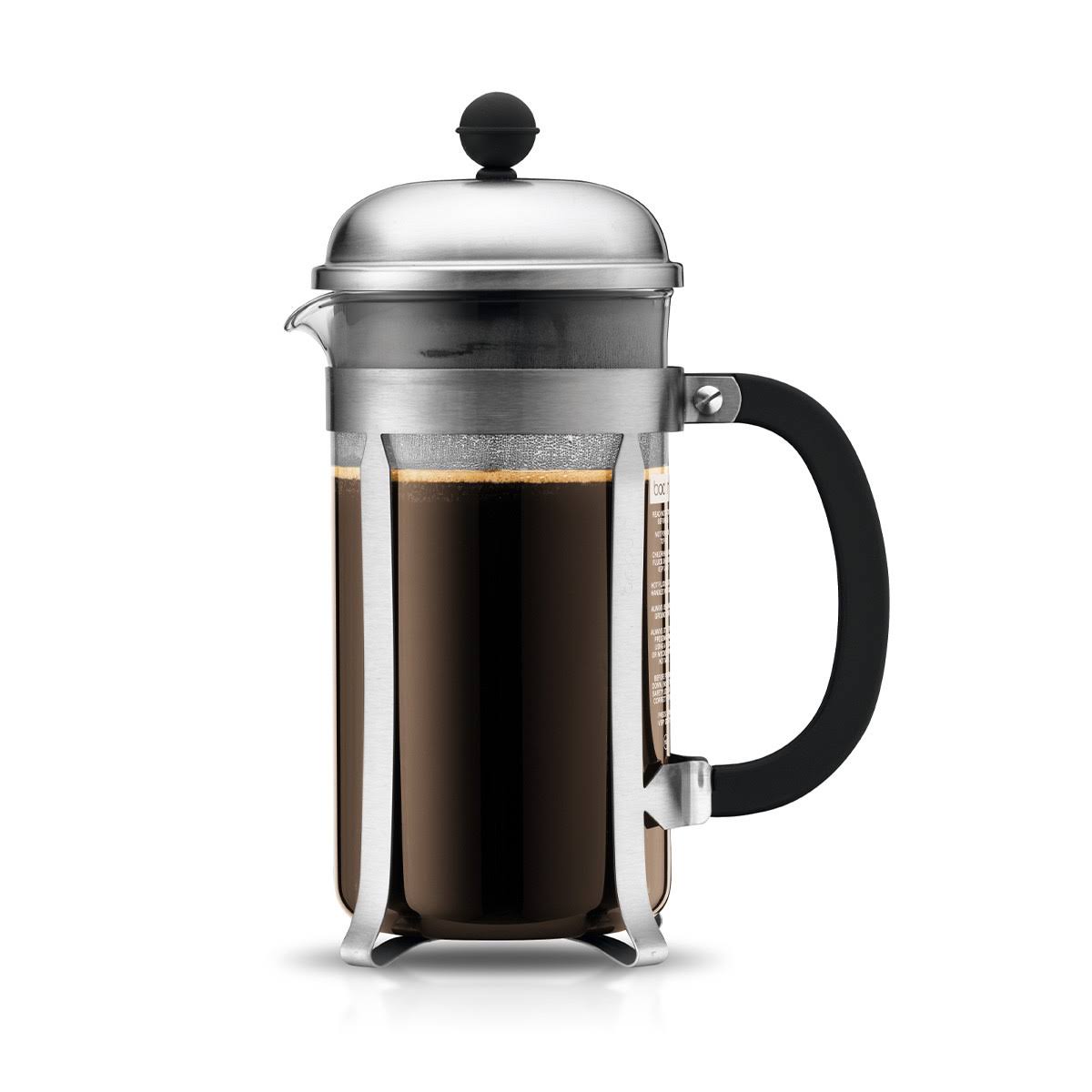 Bodum Chambord French Press Coffee Maker, 8 Cup, 1.0 L, 34 oz Matt