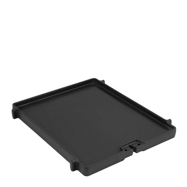 Sidebrenner stekeplate 31x24 cm støpejern