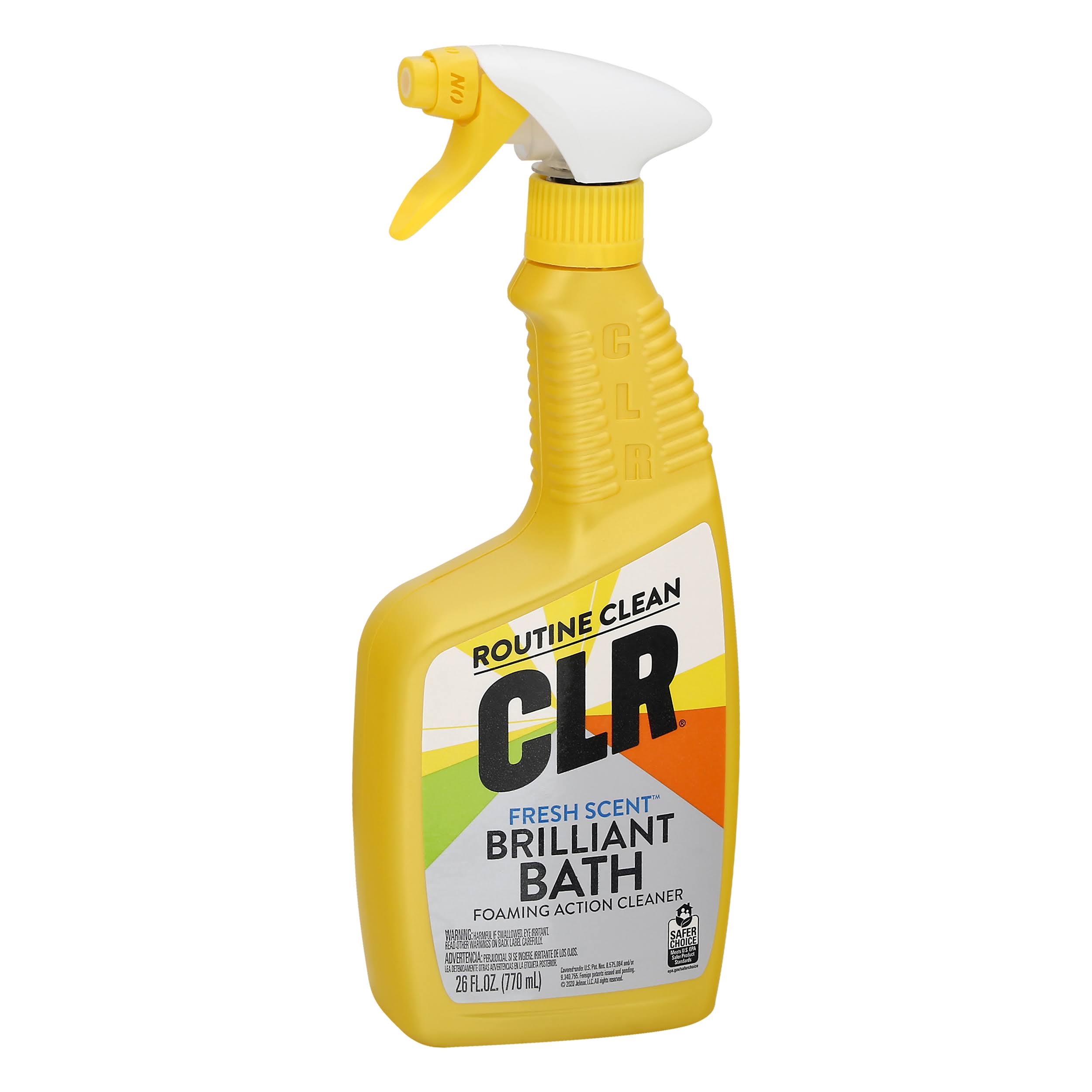 Clr Brilliant Bath Foaming Action Cleaner, Fresh Scent - 26 fl oz