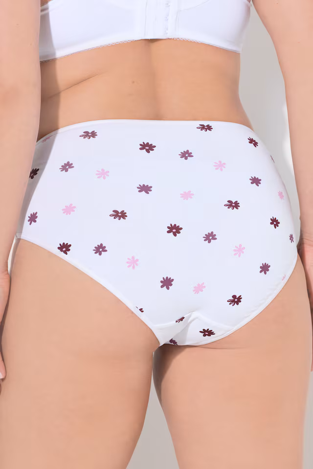 5 Pack Midi Briefs- Floral