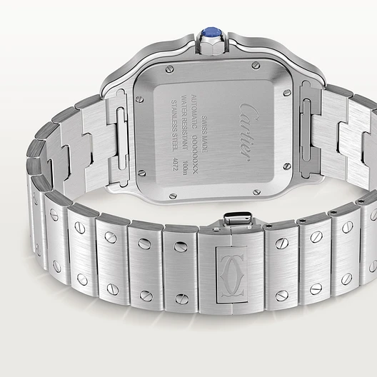 [Super Clone]SANTOS Blue PVD Bezel 39.8mm