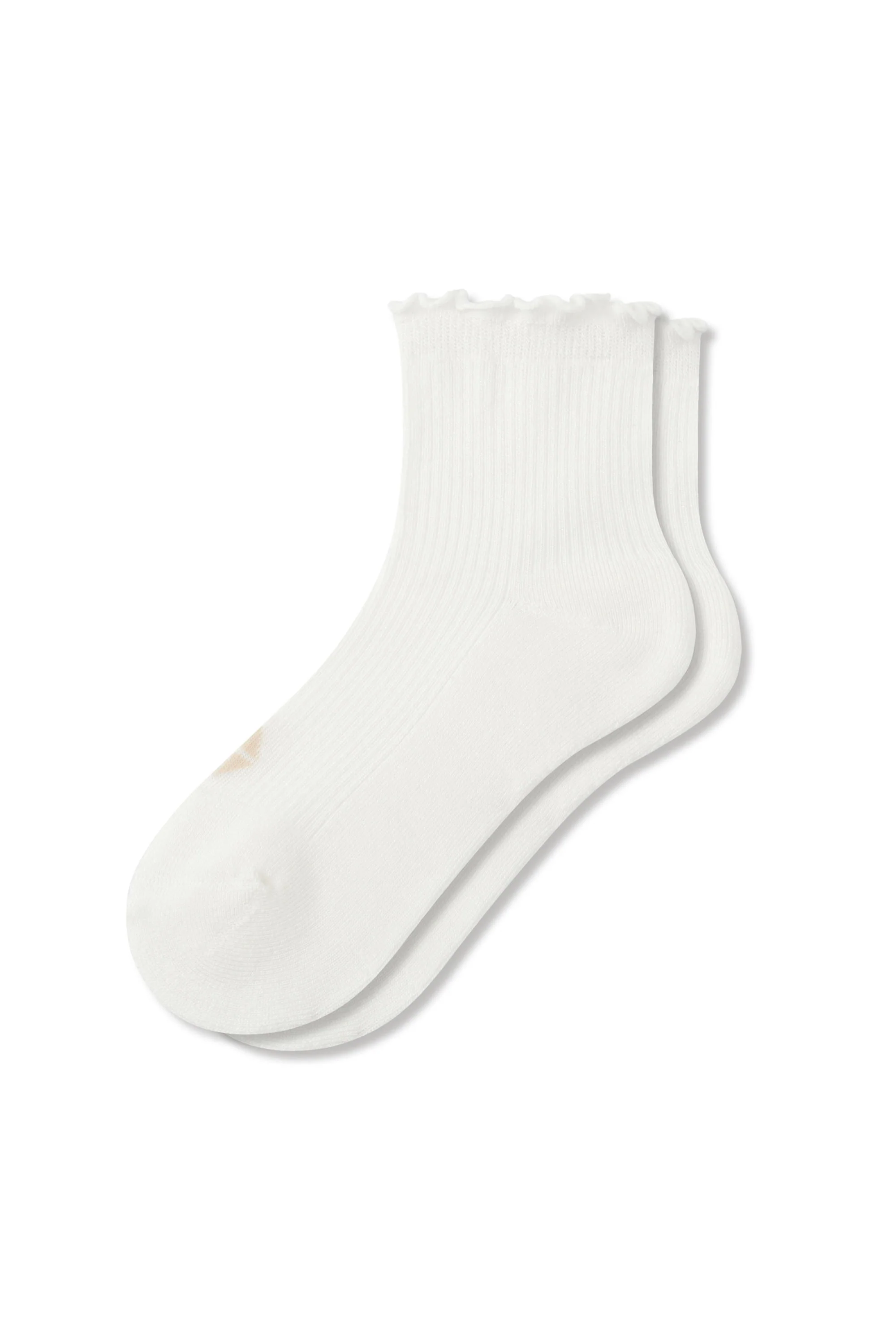 Women's Ruffle Socks in Cloud