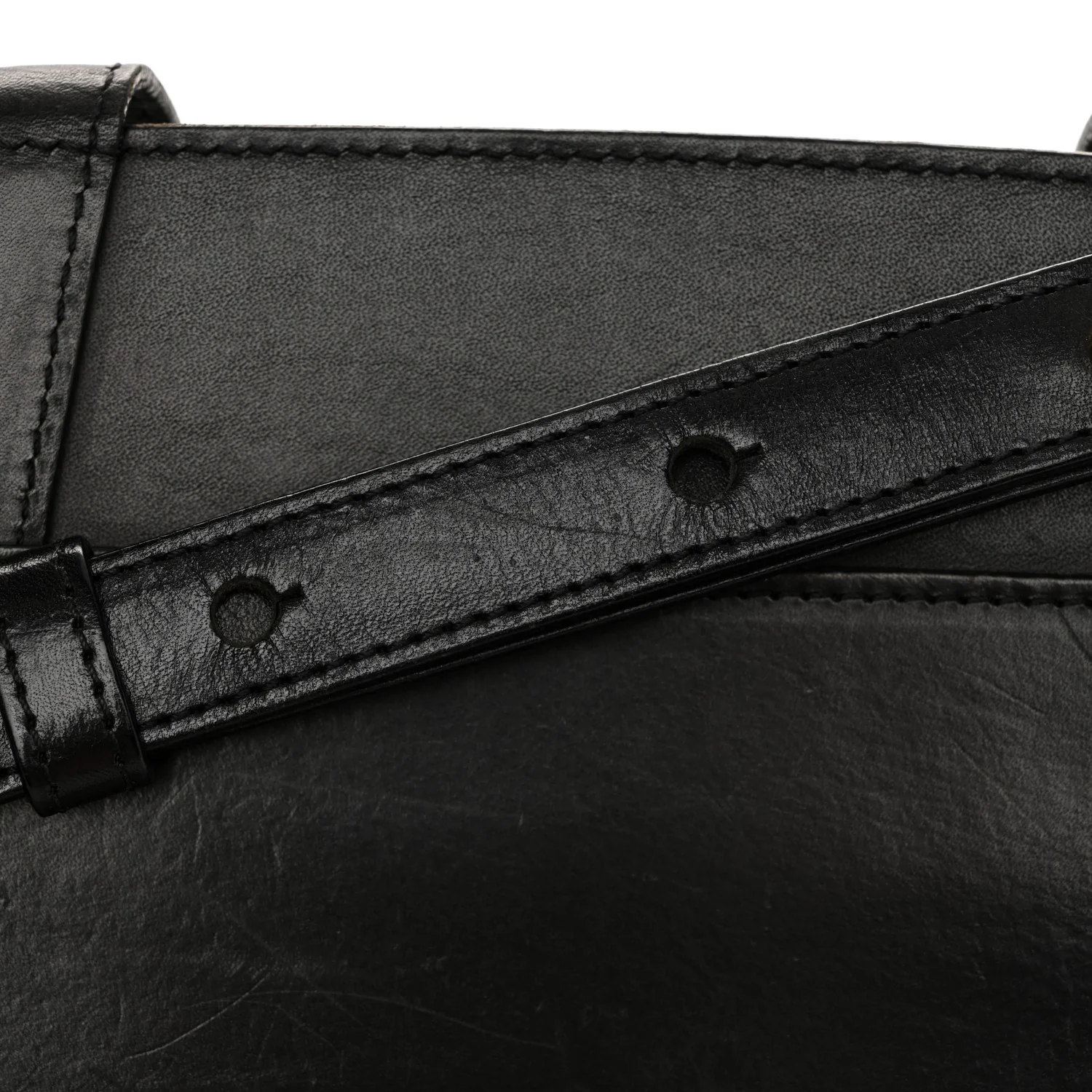 Calfskin Lady Bag Black Flamma
