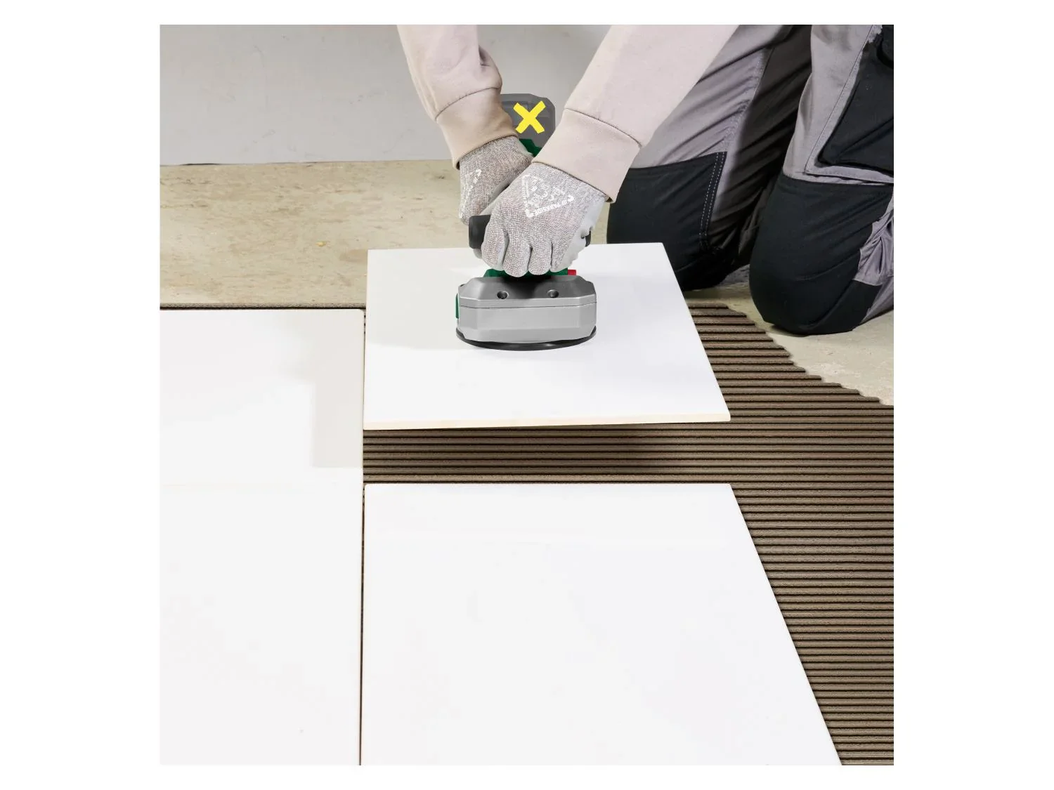 PARKSIDE Vibrateur pour carrelage sans fil PAFR 20-Li A1, 20 V