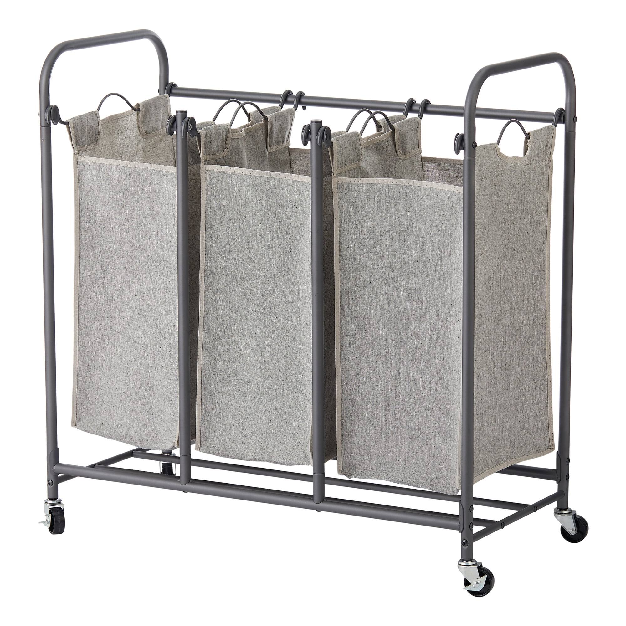 Better Homes & Gardens Oversized 3 Bag Wheeled Laundry Sorter