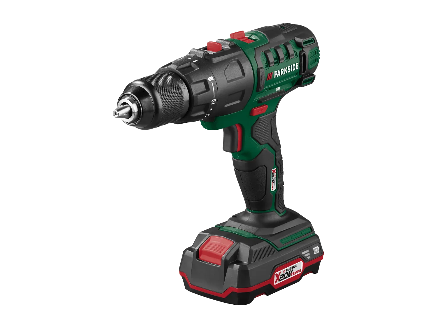 PARKSIDE Set appareil multifonction sans fil PKGA 20-Li C2 + batterie + chargeur, 20 V