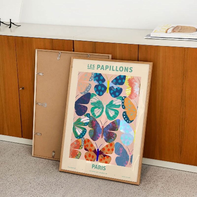 PSTR Studio poster 30x40 cm zoe les papillons paris