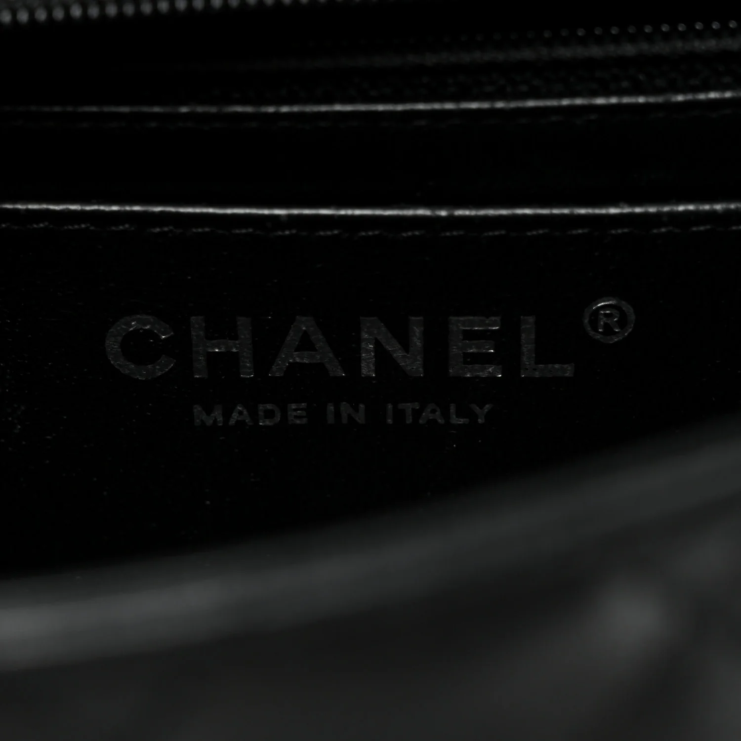 Lambskin Quilted Mini Square Flap Black