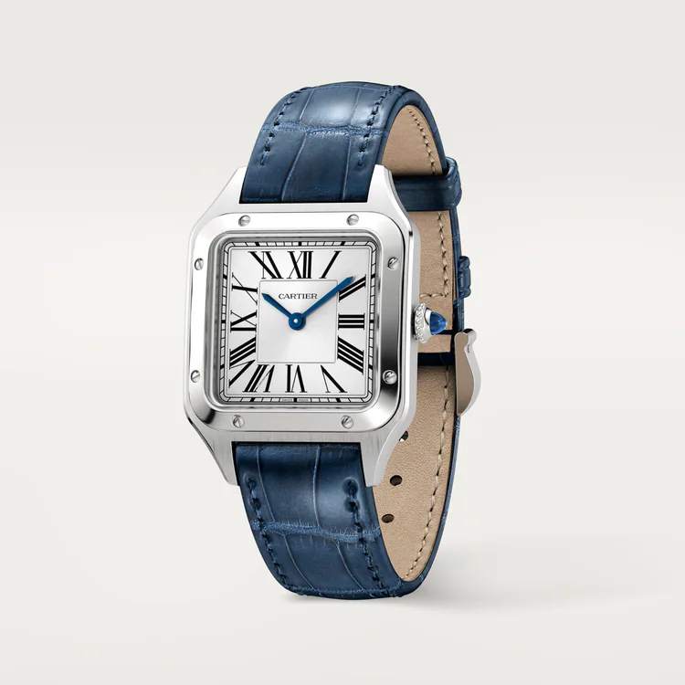 [Super Clone]SANTOS-DUMONT Blue Strap 38mm