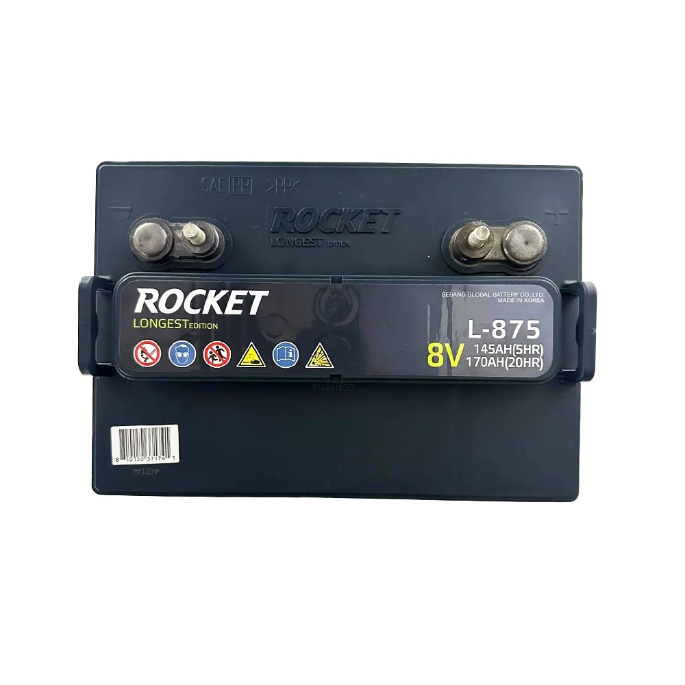 L-875 170Ah 8V Golf Cart Battery Replaces Trojan T-875 (Set of 8) - Image 7