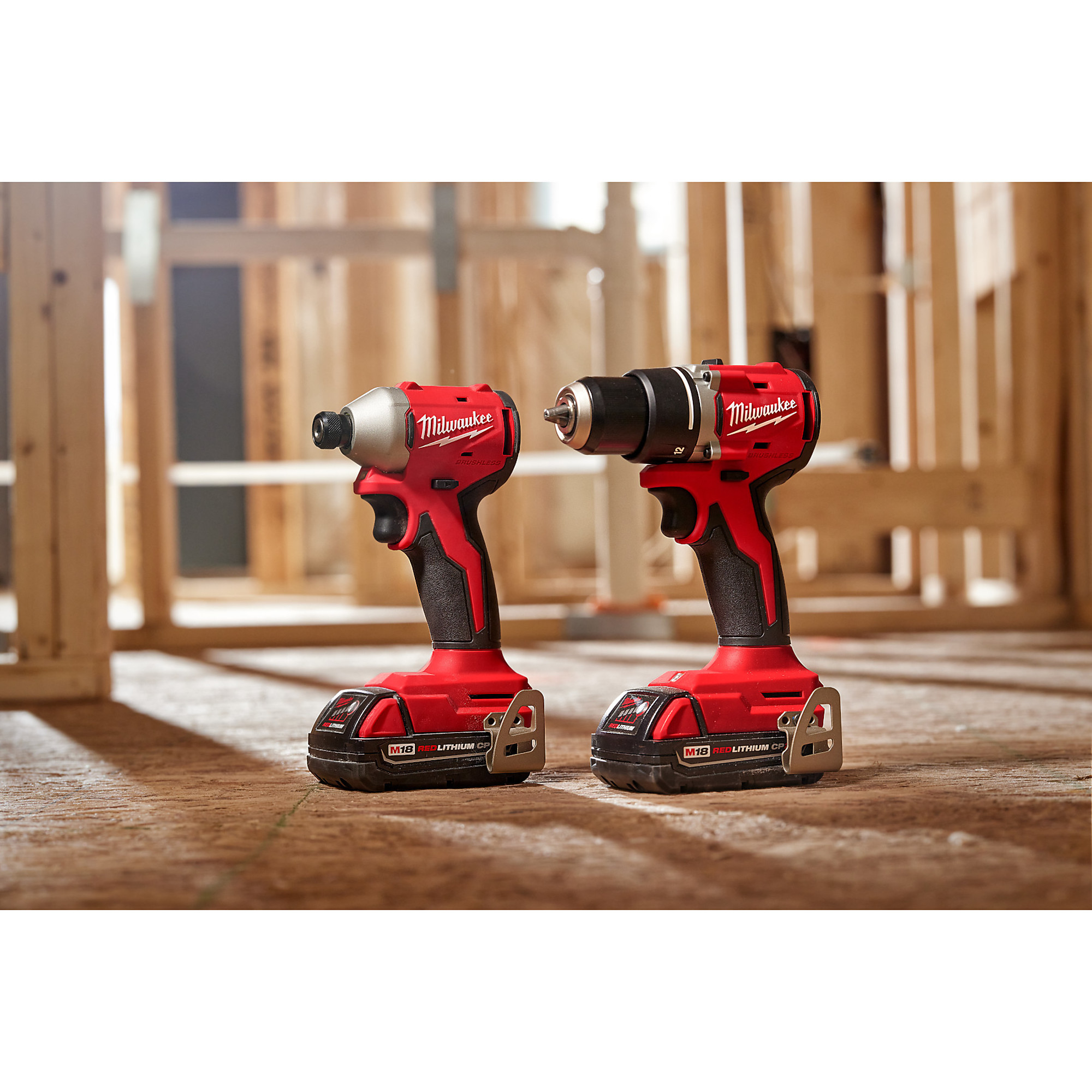 Milwaukee, kit combiné compact sans balais M18 (2 outils)