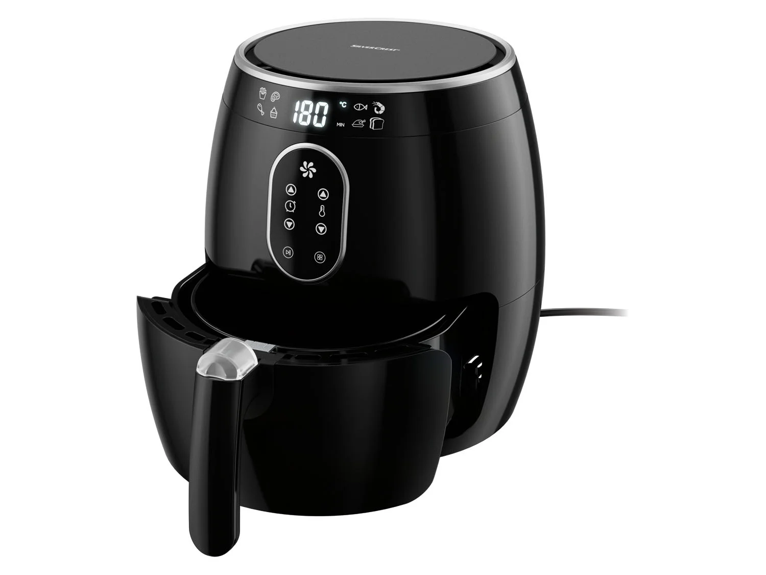 Friteuse à air chaud SILVERCREST KITCHEN TOOLS SHFD 1350, avec écran tactile numérique
