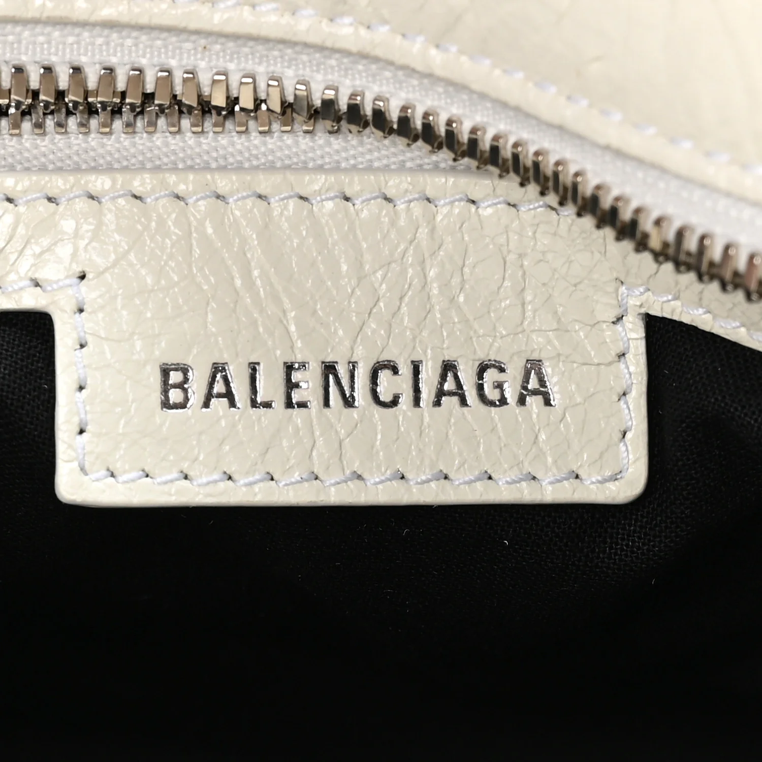 Agneau Arena Neo Cagole Handbag XS Optic White