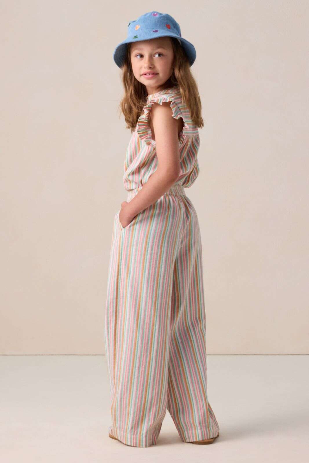 Multicolour broek met strepen