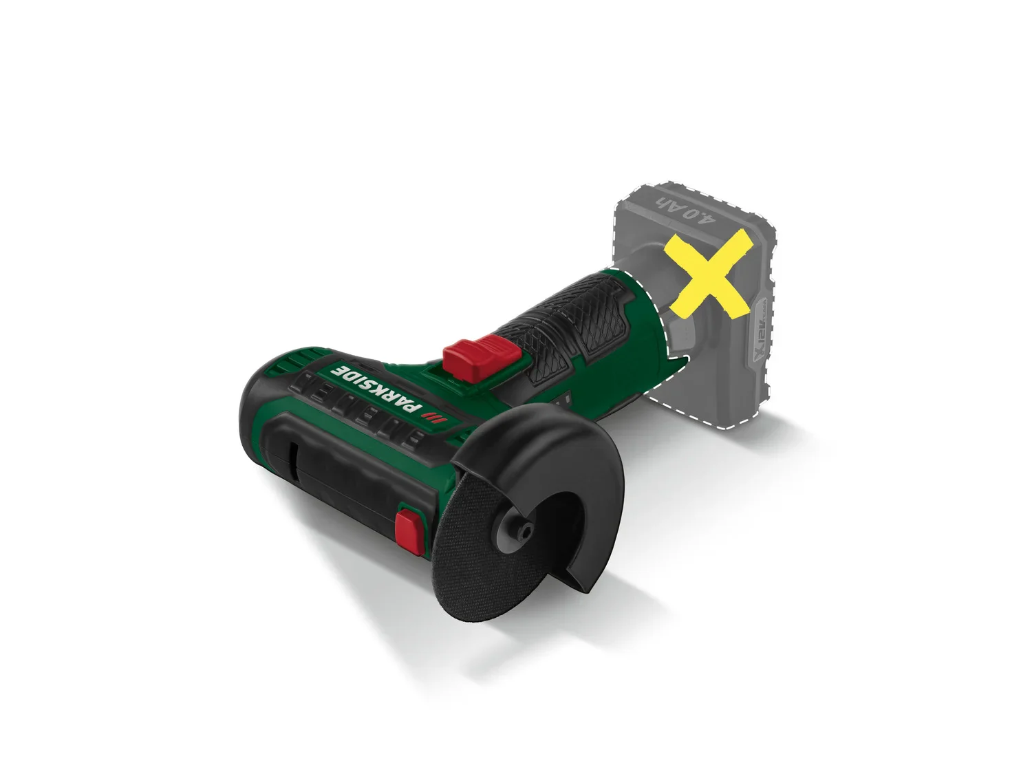 PARKSIDE Meuleuse d'angle sans fil PWSA 12 C2, 12 V