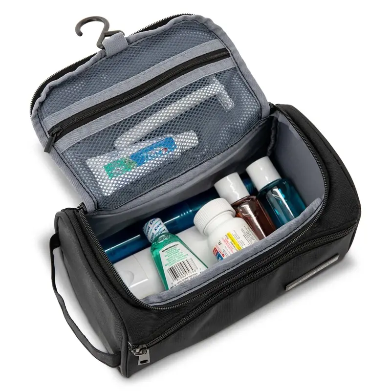 Black Top Zip Travel Kit Toiletry & Cosmetic Kits | 1623-PYMVK - SAMSONITE OUTLET