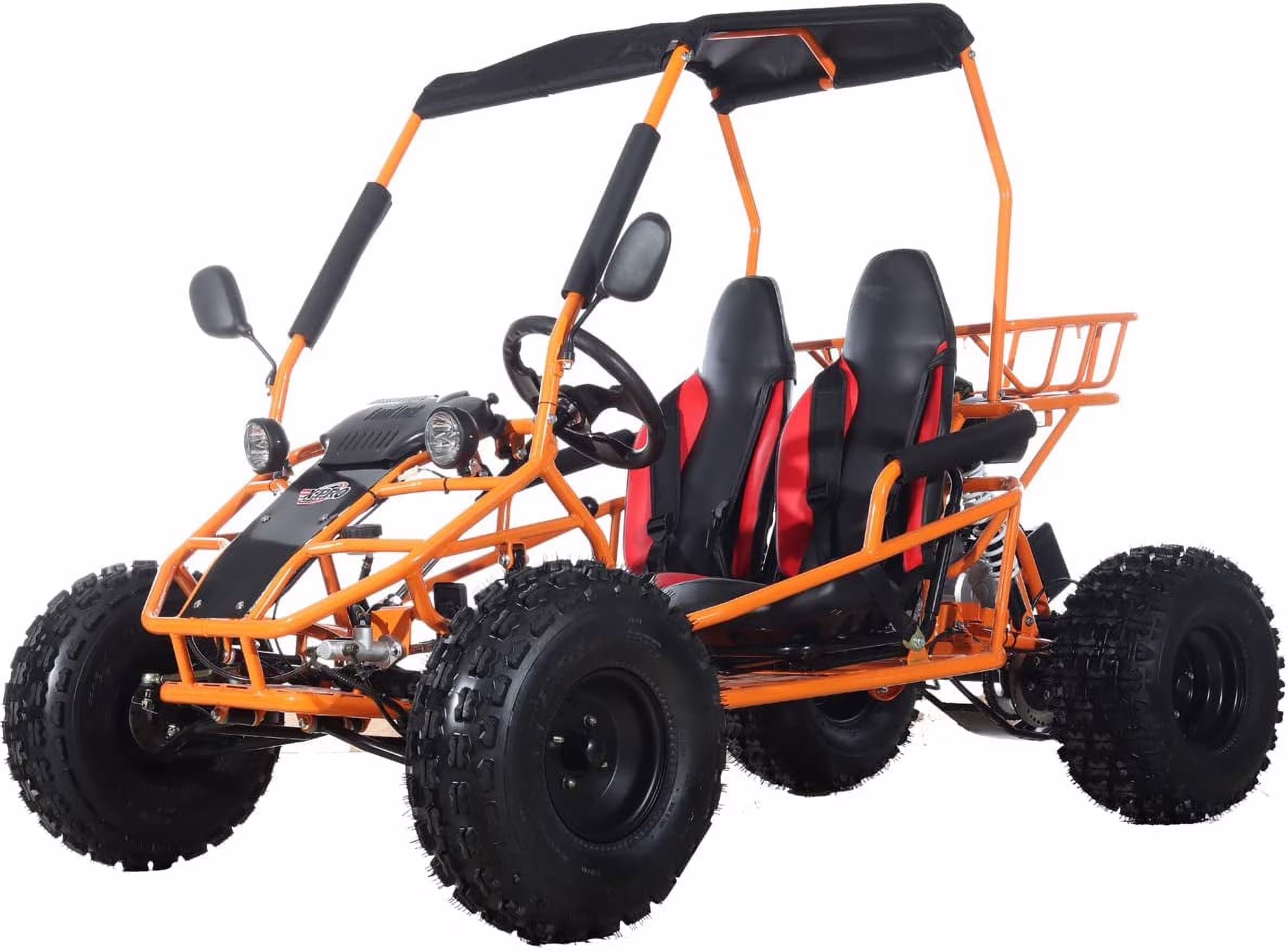 New Rover 125cc Gas Powered Go Kart 3 Semi-Automatic Transmission w/Reverse Big 18"/19" Wheels(Red) - Image 7