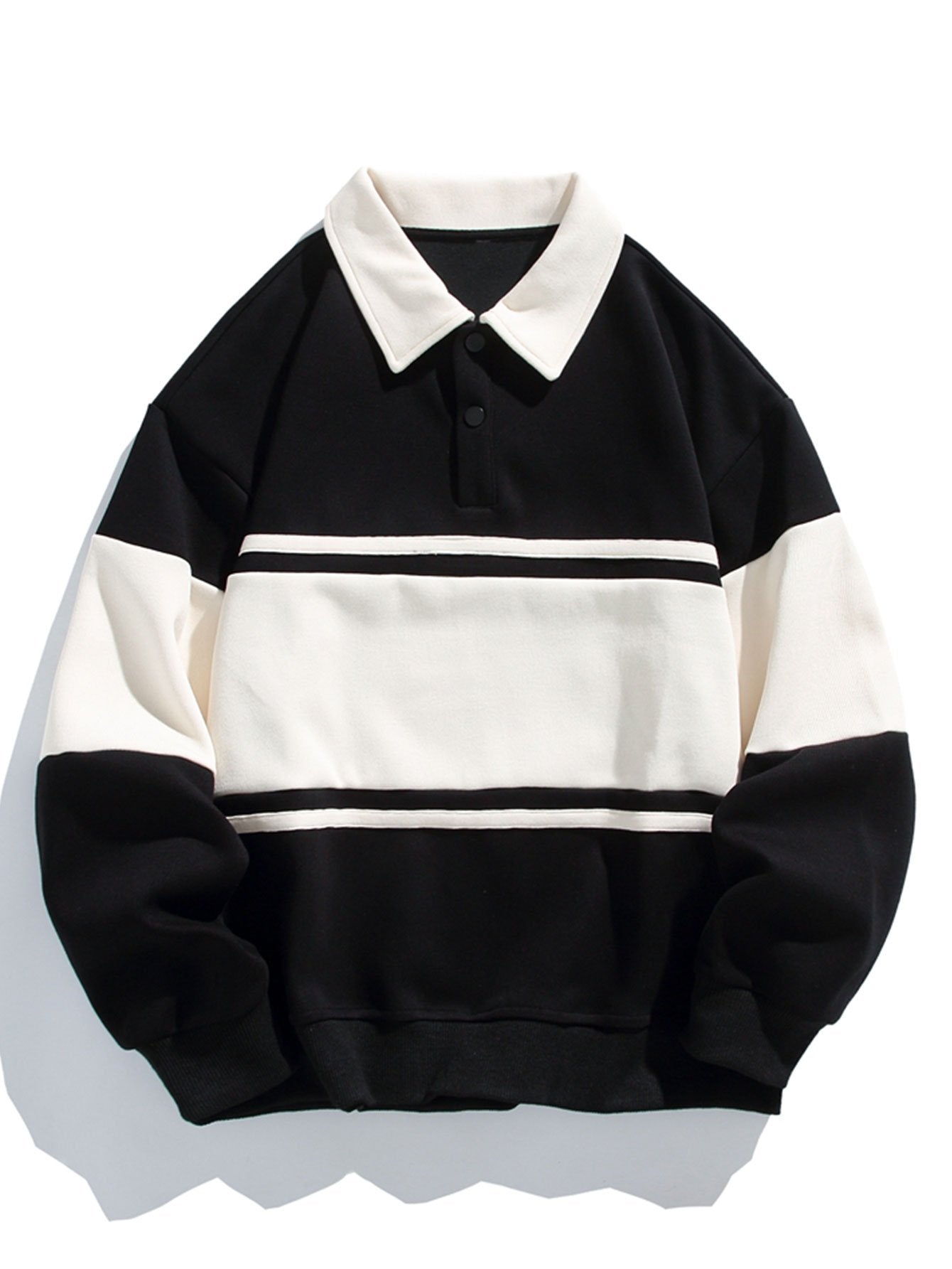 Polo à empiècements colorés coupe décontractée