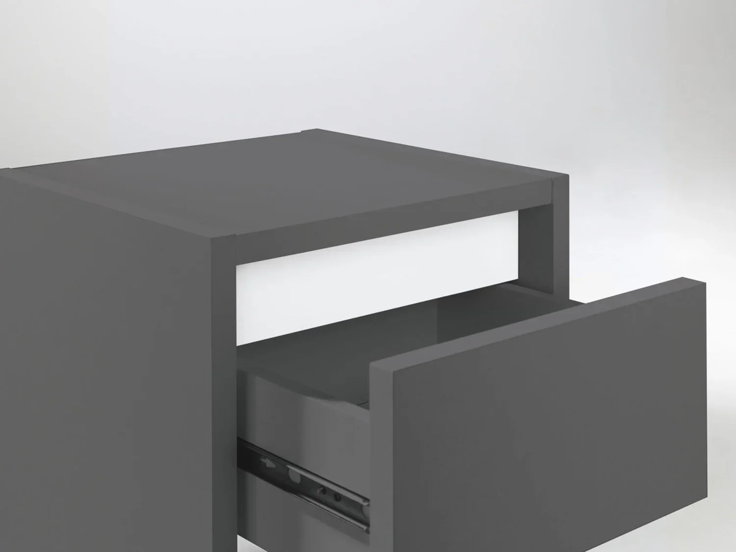 LIVARNO home Armoire latrale de salle de bains Oslo, 32 x 99 x 30 cm, anthracite