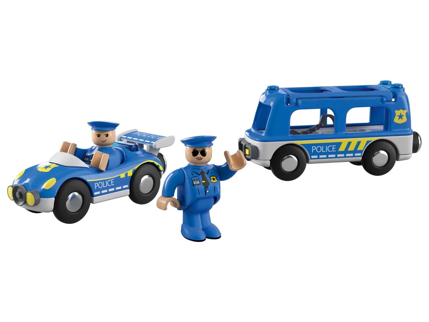 Playtive Set de figurines d'intervention ferrovire