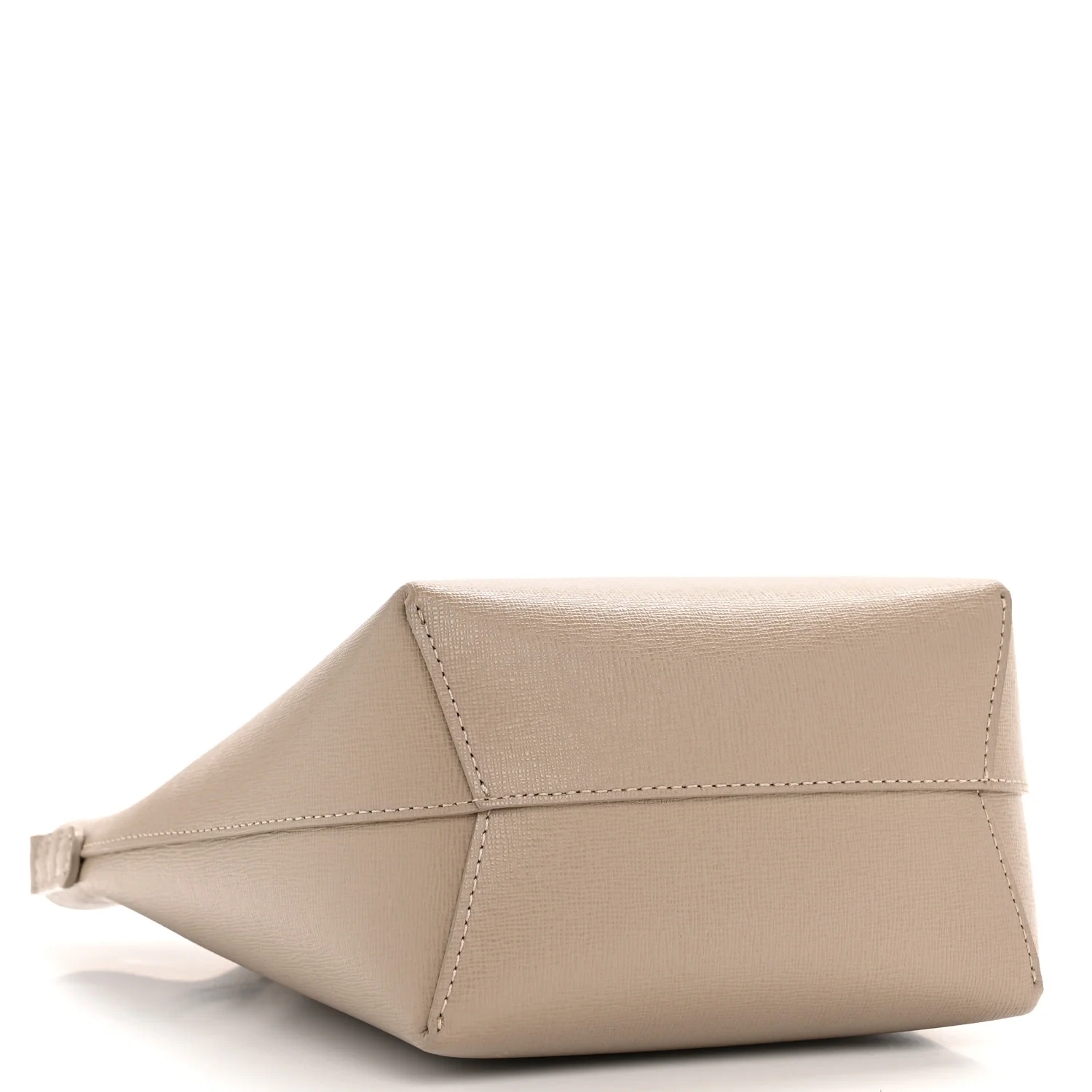 Saffiano Mini Mini Bucket Bag Beige