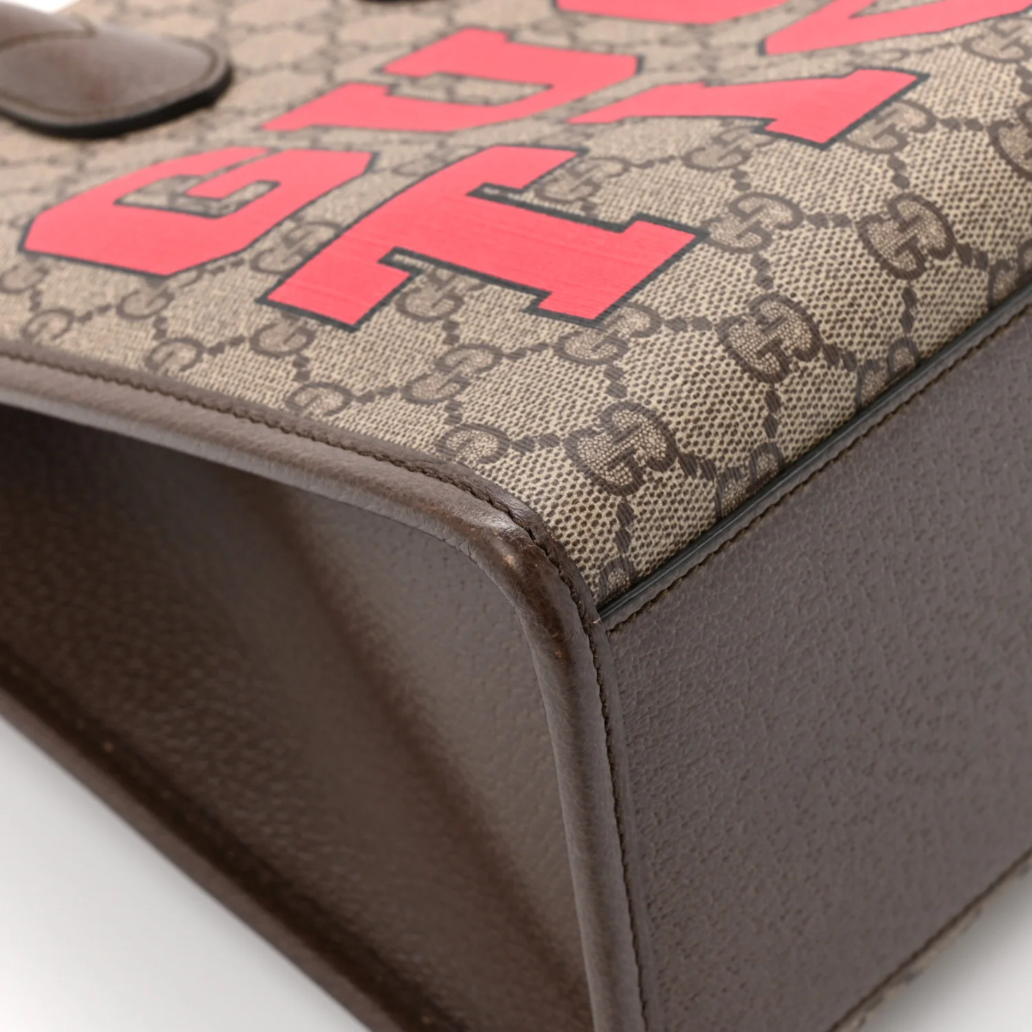 GG Supreme Monogram Textured Dollar Calfskin Web Gucci Tiger Small Retro Interlocking G Tote Bag Beige Ebony Live Red New Shamarock New Acero