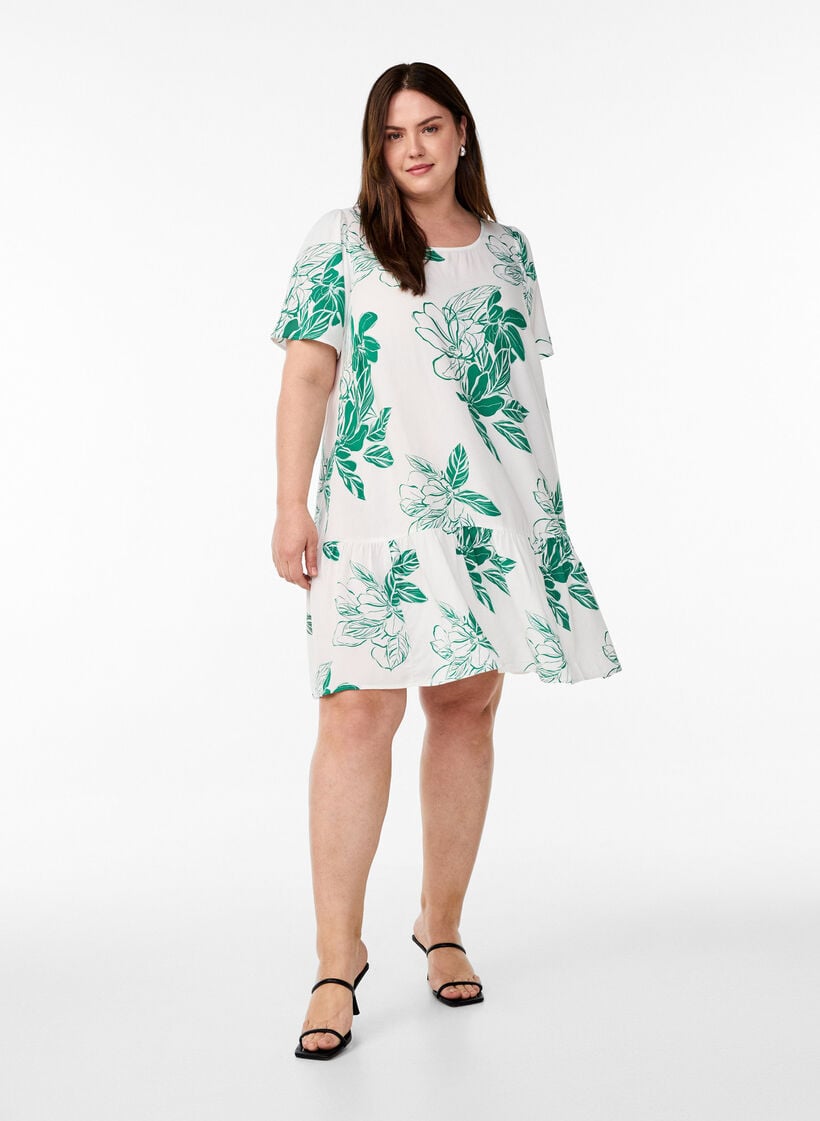 Zizzi Dress in viscose with cutline