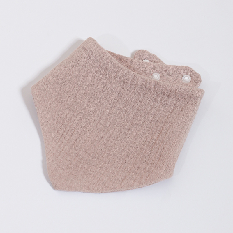 Soft Muslin Gauze Baby Bandana Bib Triangle Drool Bib High Absorbent Infant Saliva Towel Eco Friendly Antibacterial