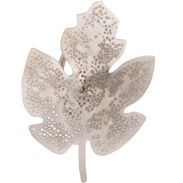 Nopal serviettring i metall 4x9,5x7,5 cm sølv