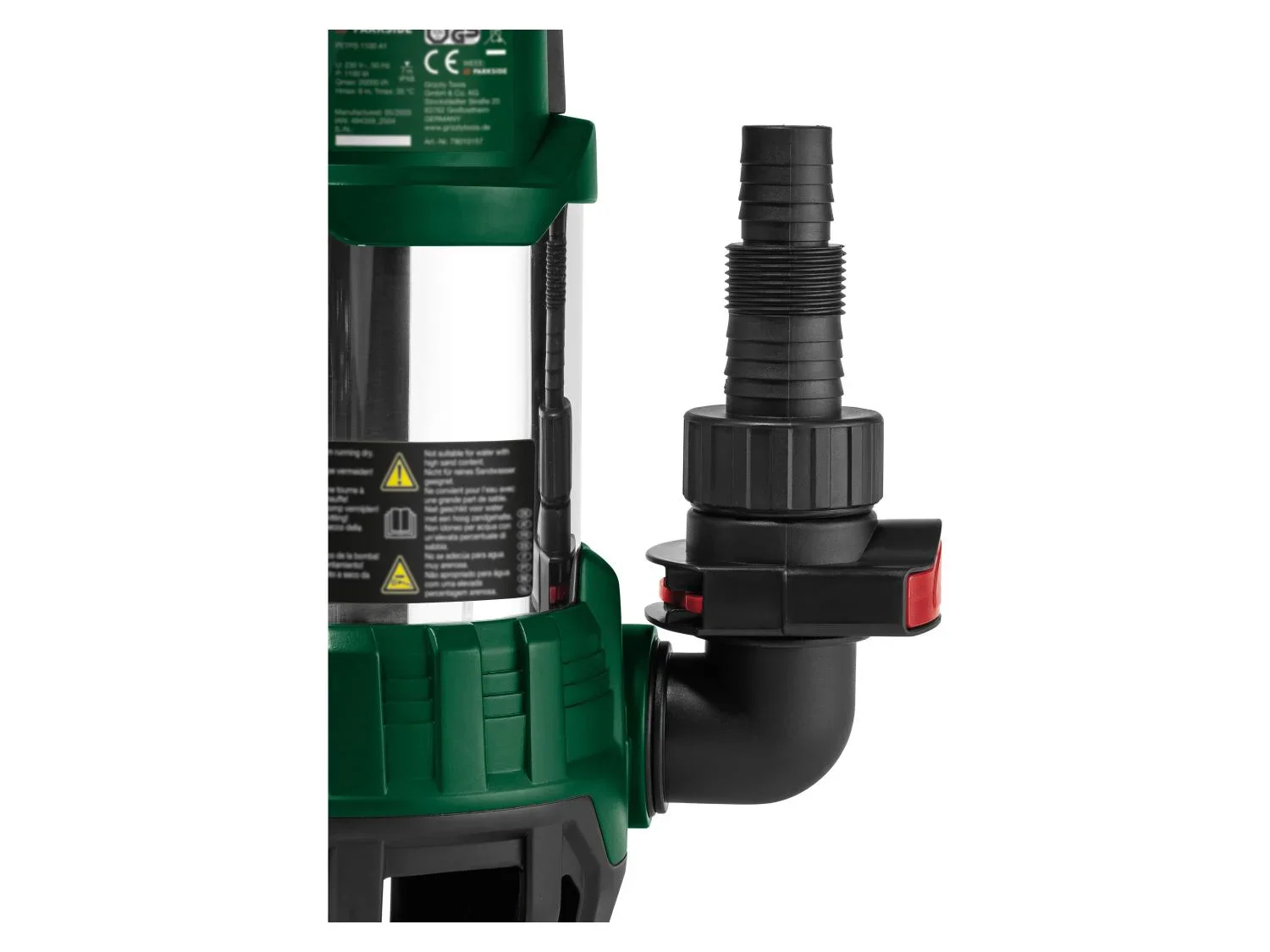 PARKSIDE Pompe immerge pour eaux charges PETPS 1100 A1, 20000 L/h