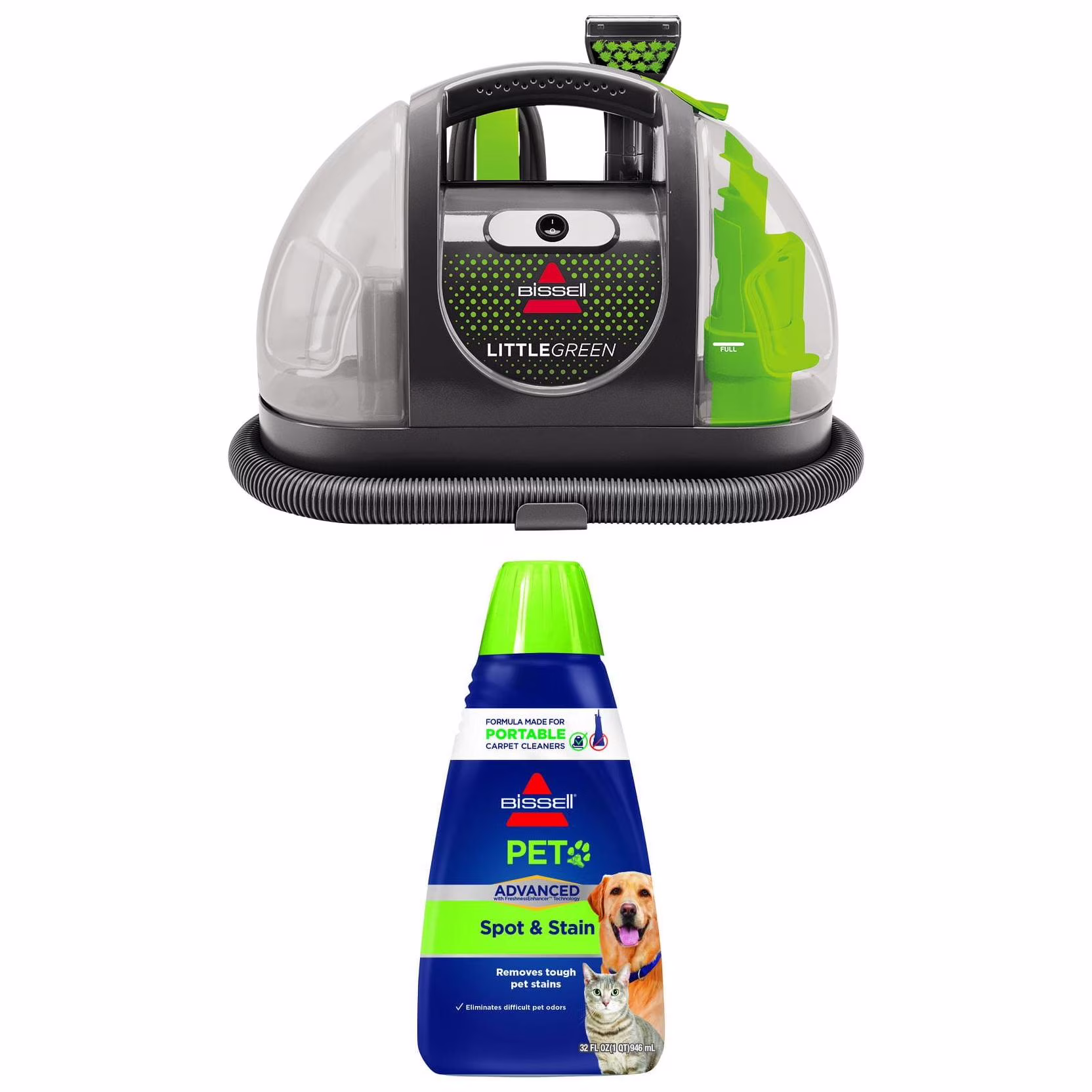 Little Green Portable Deep Cleaner, for Carpet, Upholstery, and Auto, Lightweight, Strong Suction, Large Tank Capacity, 3369, Green( Little Green? Portable) - Image 6