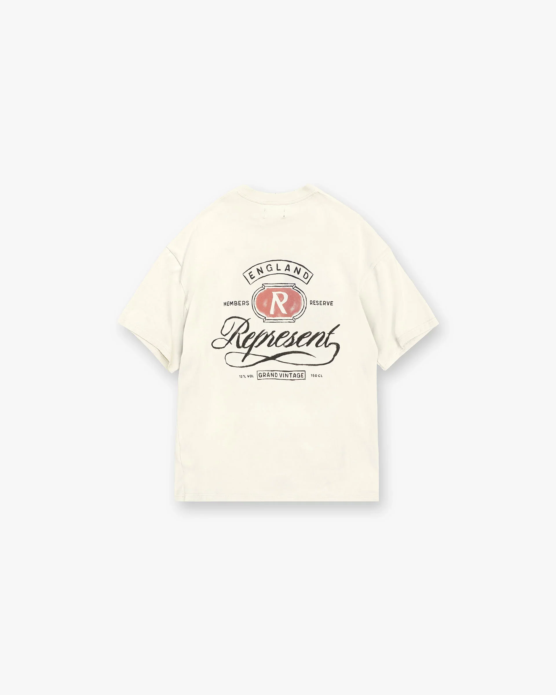 Grand Vintage Hand Drawn T-Shirt - Aged White